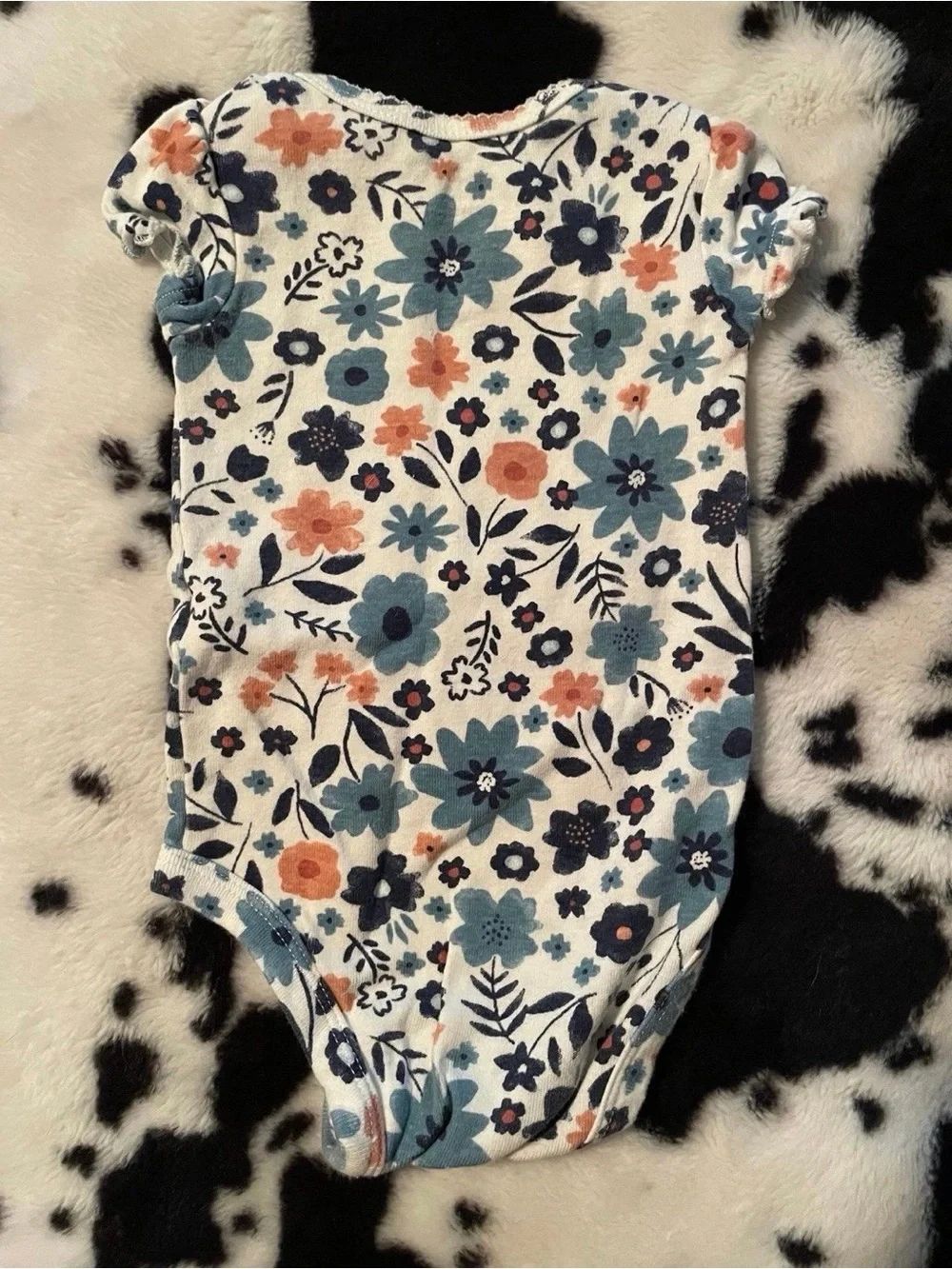 Carter’s Just One You Floral Infant Onesie Size 3 Months